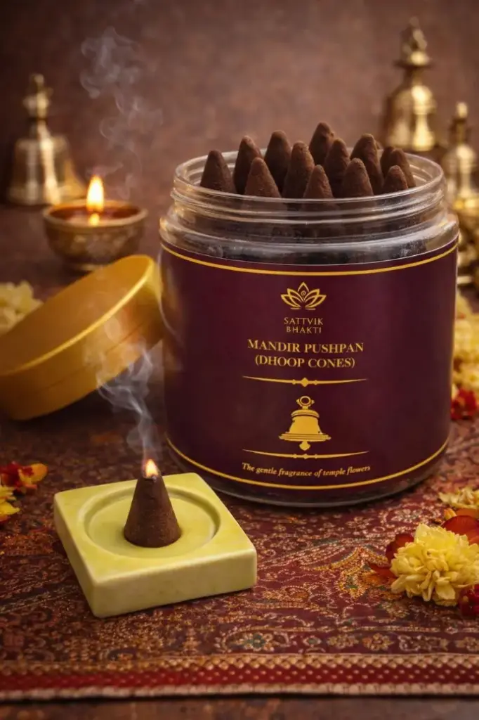 Mandir Pushpam Dhoop Cones